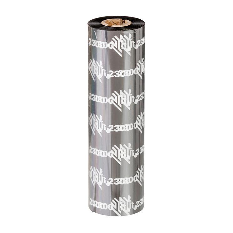 Termotransferbånd Zebra 2300 Performance Wax - 12 stk. sort 64 mm x 74 m