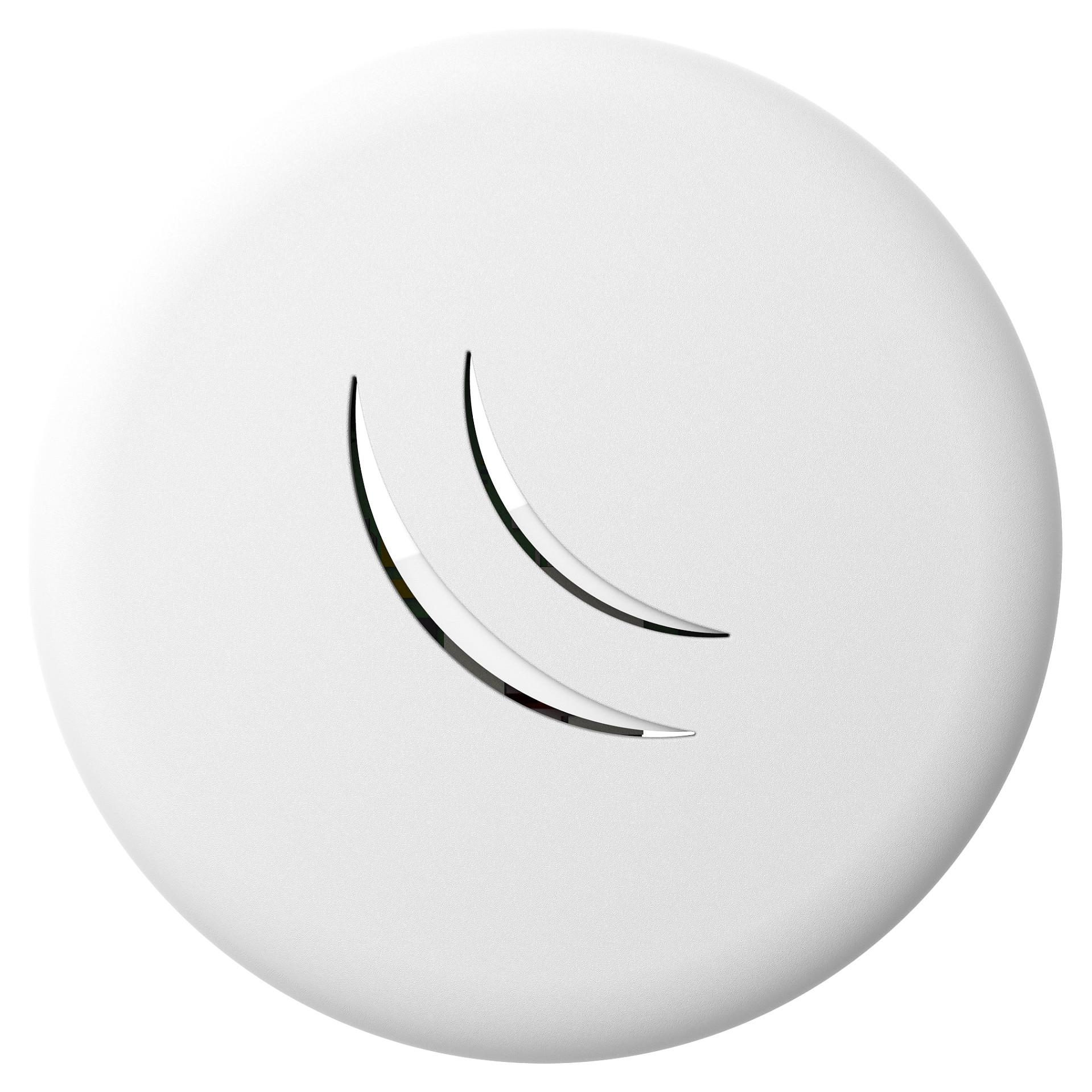 MikroTik cAP lite 2,4 GHz access point med PoE, 54 Mbit/s, hvid, til loft- eller vægmontering