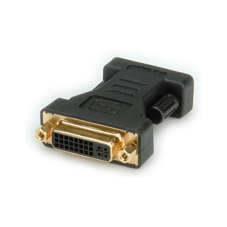 DVI-VGA adapter ROLINE DVI-I hun til VGA han - sort