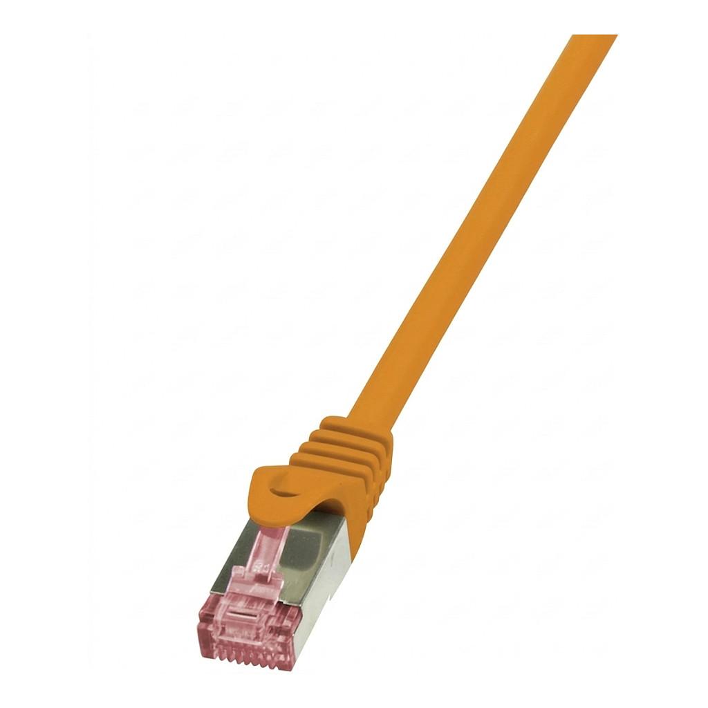 Netværkskabel LogiLink CAT6 S/FTP patchkabel 0,25 m - orange