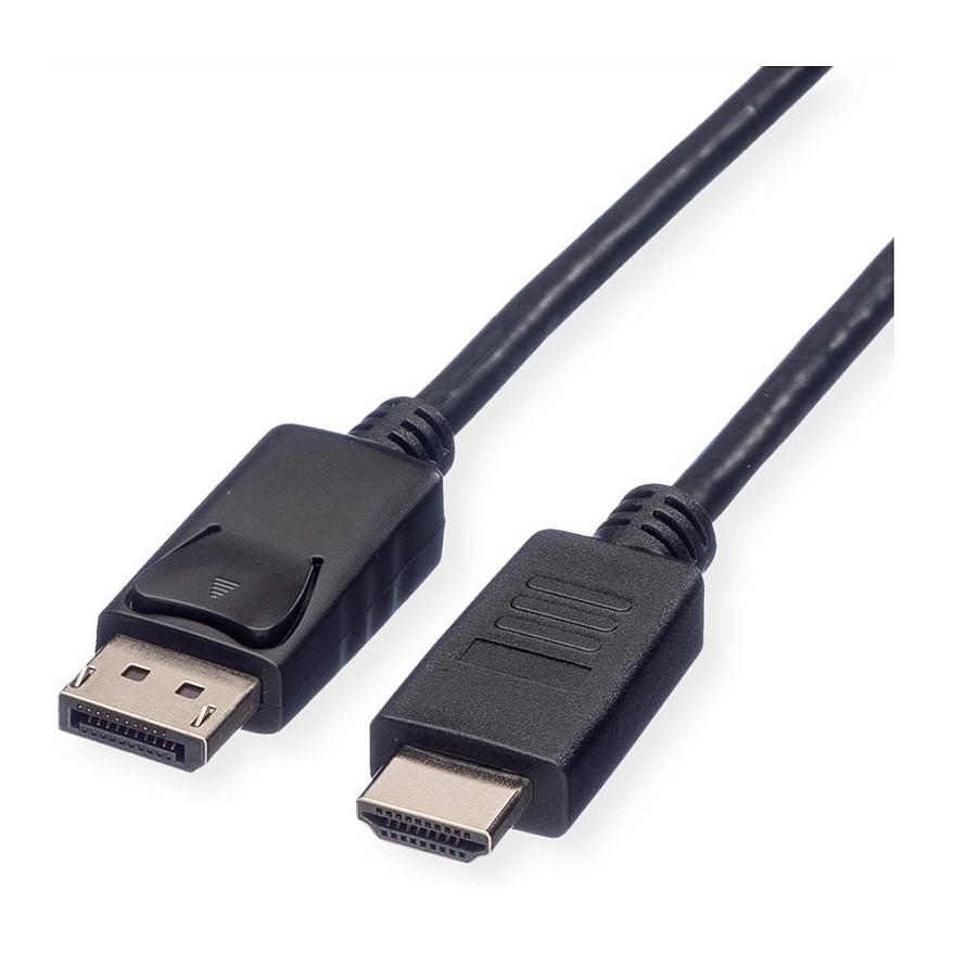 DisplayPort til HDMI-kabel ROLINE RM 2 m - sort