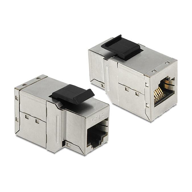 Keystone-modul DeLOCK 86141 RJ45 til RJ45 Cat.6 - sølv