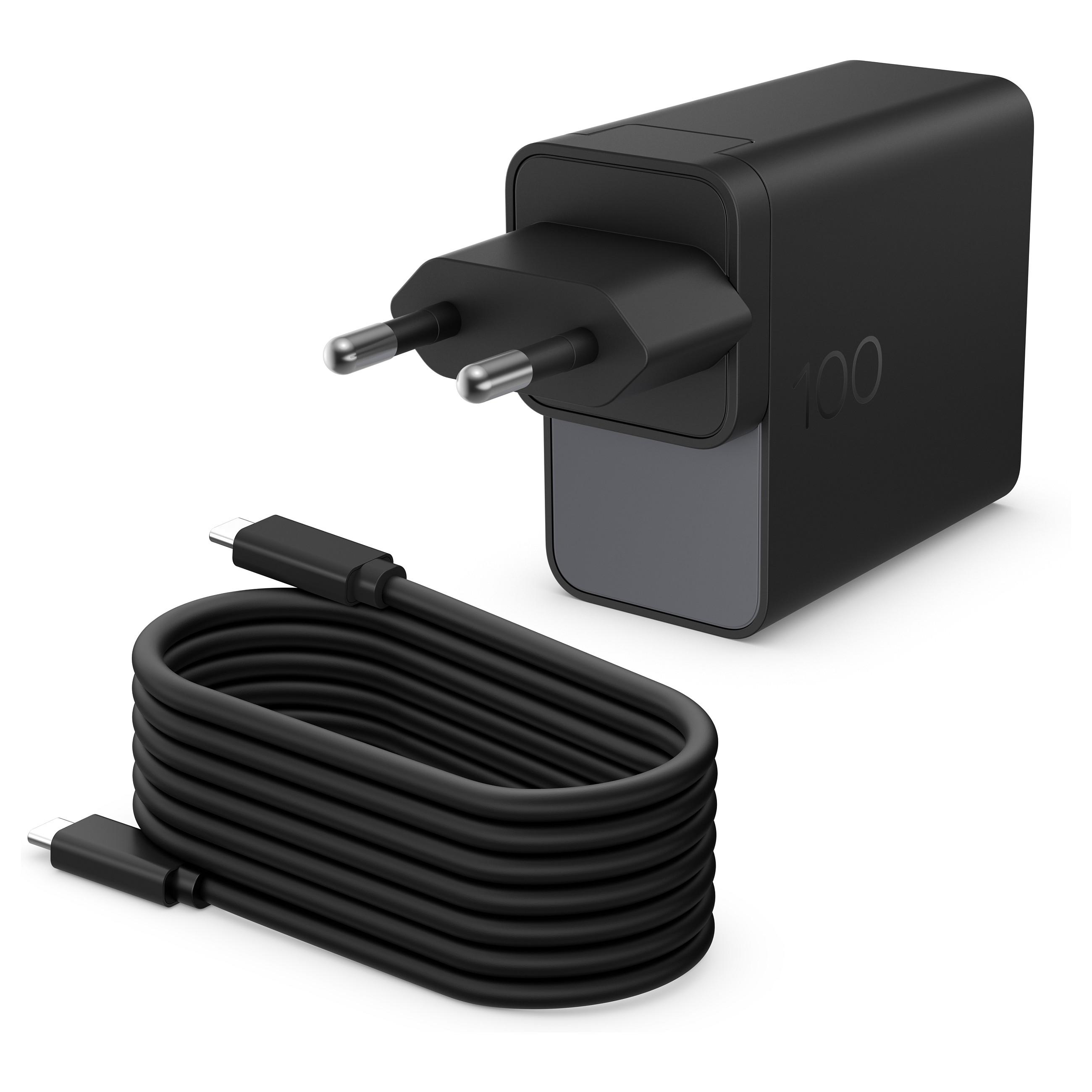 HP GaN Wall Charger Strømadapter - AC / USB-C 5 / 9 / 15 / 20V