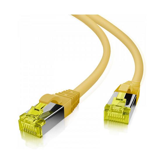 Patchkabel Helos Cat.6a Superflex GHMT AWG 27/7 - gul, 15 m