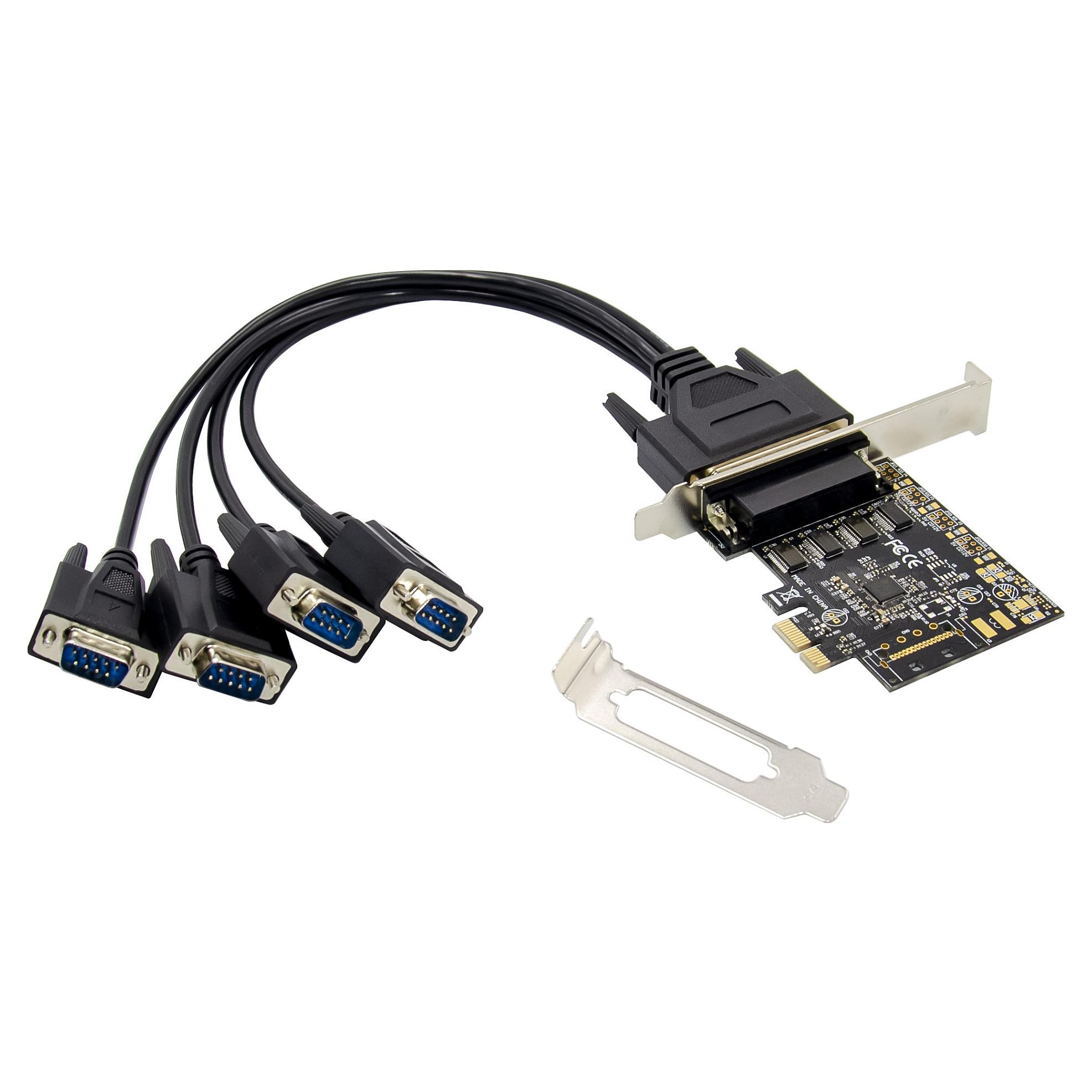 Conceptronic - serial adapter - PCIe 2.0 - RS-232 x 4