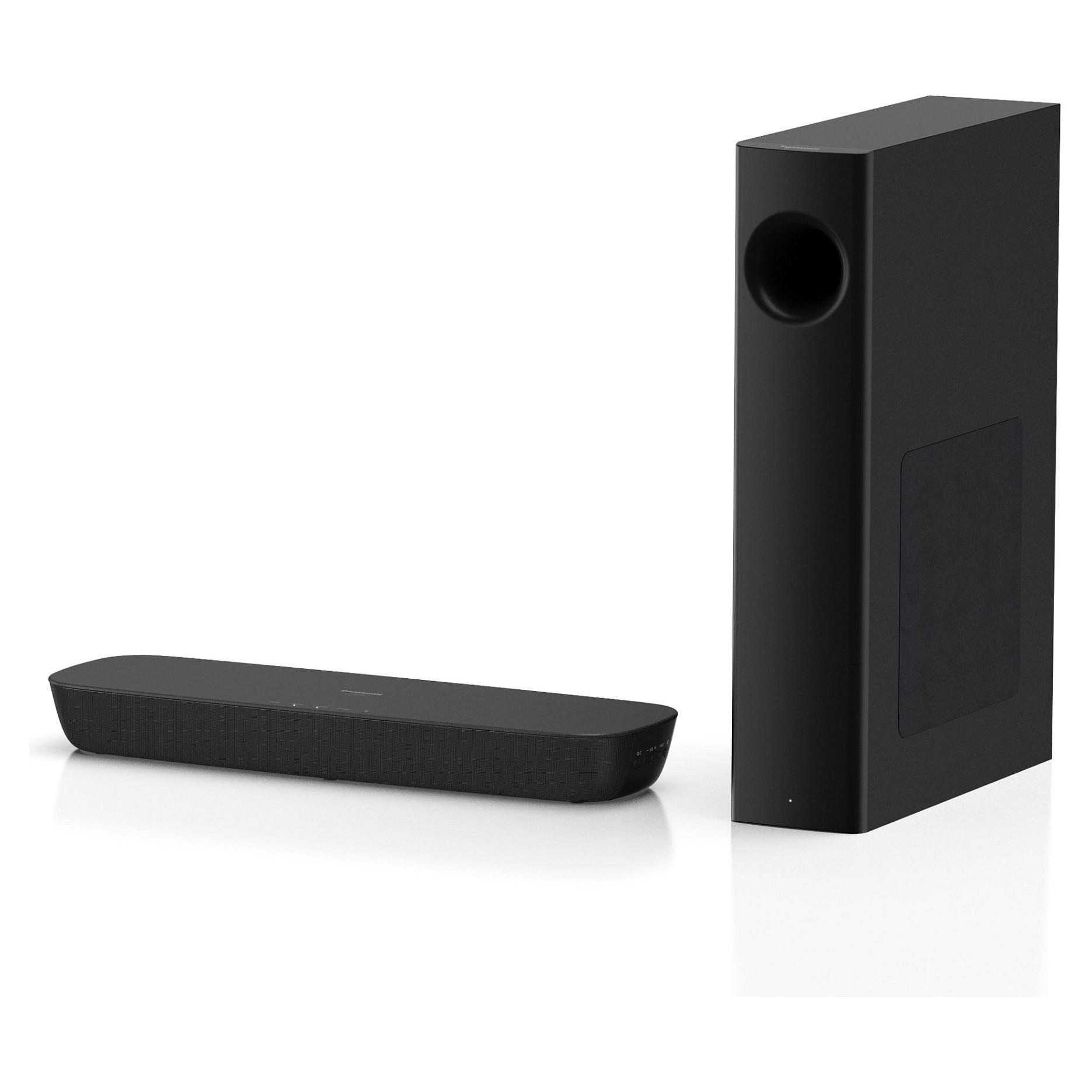 Panasonic SC-HTB250 - Lydbarsystem - til hjemmebiograf - 2.1-kanal - trådløs - Bluetooth - 120 Watt (Total)