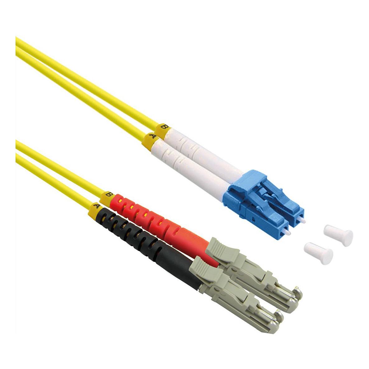 Fiberoptisk duplexkabel ROLINE OS2 LSH APC/LC UPC - 3 m