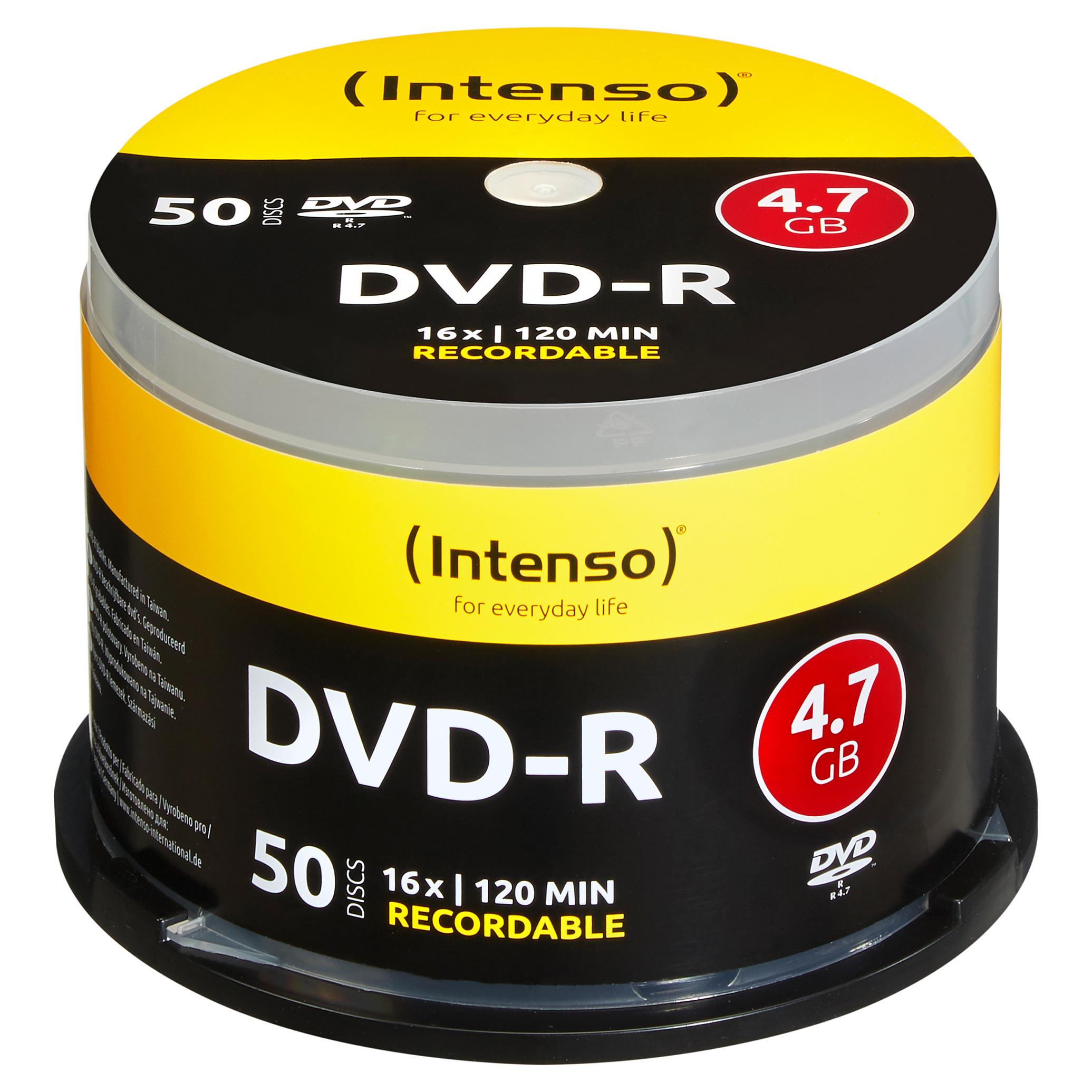 Intenso - 50 x DVD-R (G) - 4.7 GB (120min) 16x - spindle