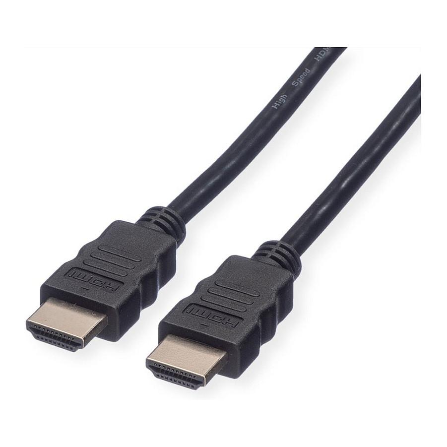 HDMI-kabel ROLINE RM High Speed med Ethernet - sort, 5 m