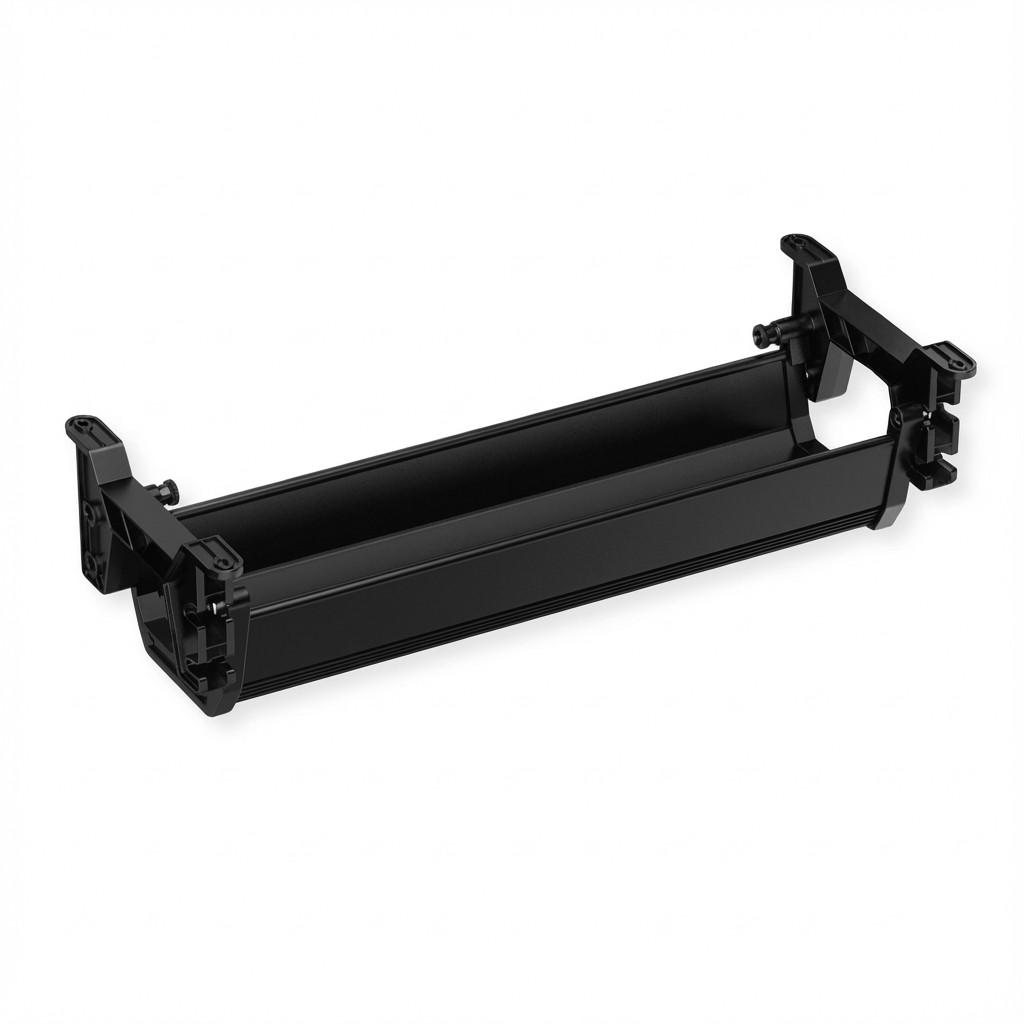 Kabelkanal ROLINE Easy2Open til underbordsmontering - sort, 44,9 cm