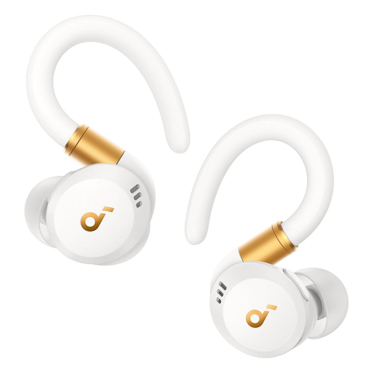 Anker Soundcore Sport X20 Trådløst Headset - Bluetooth 5.3, ANC - Hvid