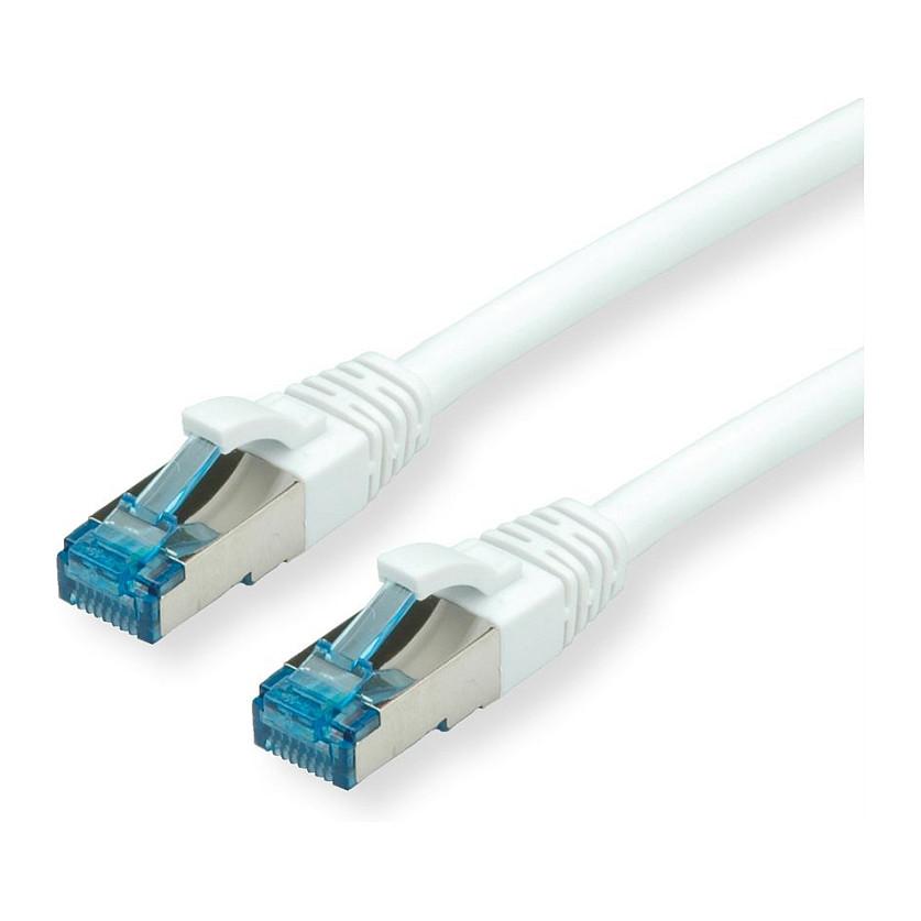 Patchkabel VALUE Cat.6A Class EA S/FTP LSOH RJ-45 0,15 m - hvid