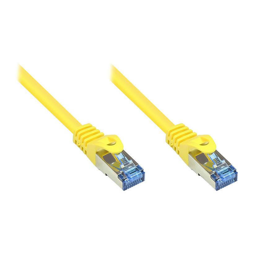Netværkskabel GoodConnections Cat. 6A S/FTP PiMF - gul, 15 m