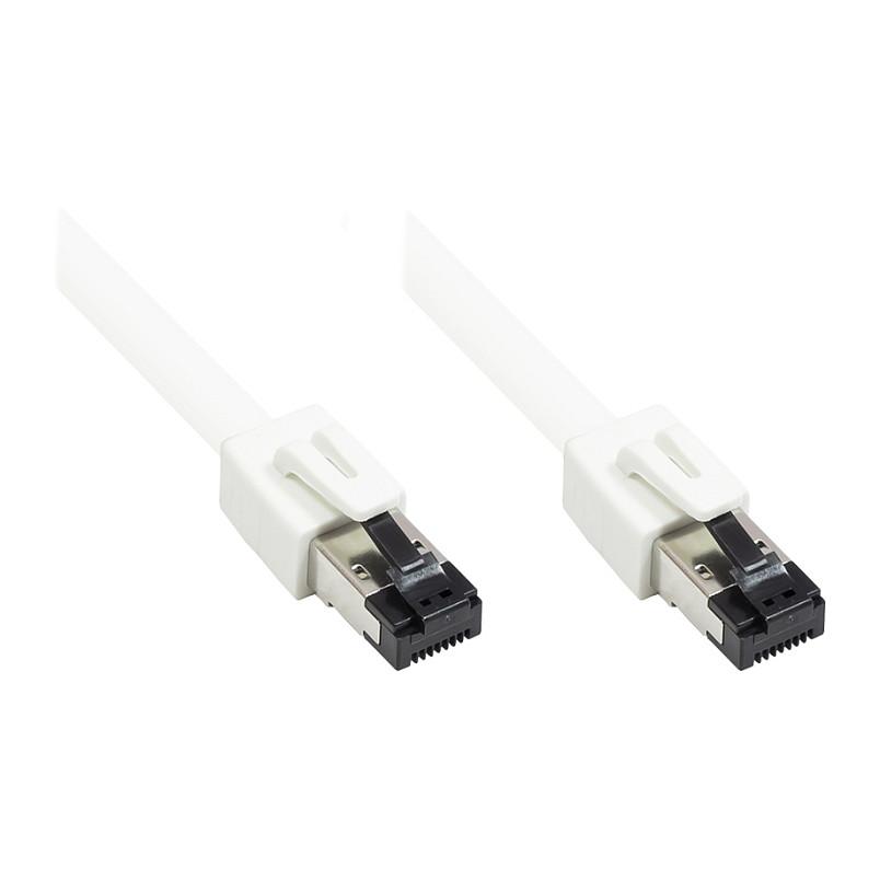Patchkabel Cat. 8.1 econ connect 8080-005W - hvid, 0,5 m