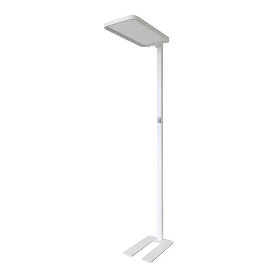 LED-gulvlampe Synergy 21 LED office line - hvid, dæmpbar