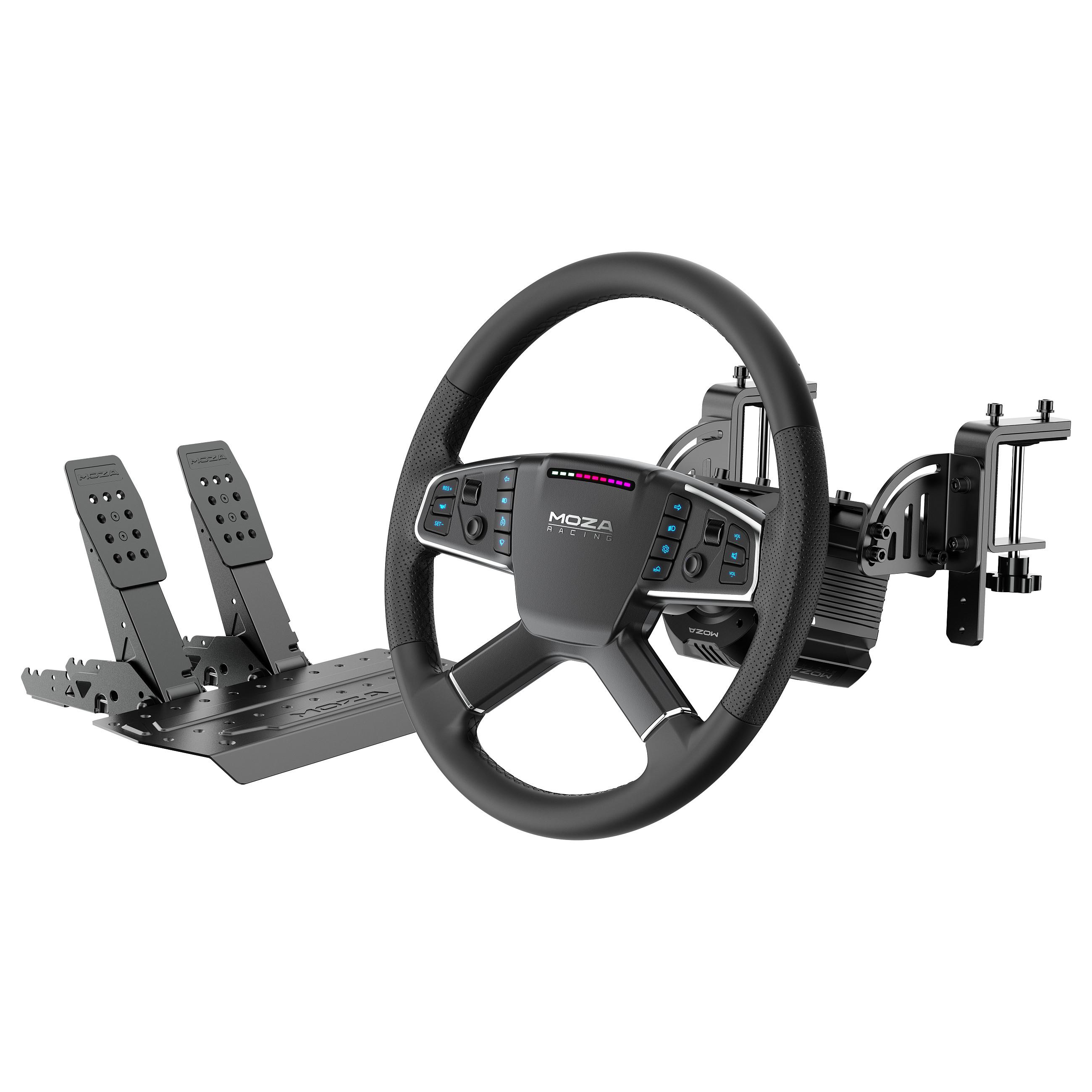 Moza Racing R5 Pro Truck Driving Simulator Sort Steering wheel + wheelbase + pedals