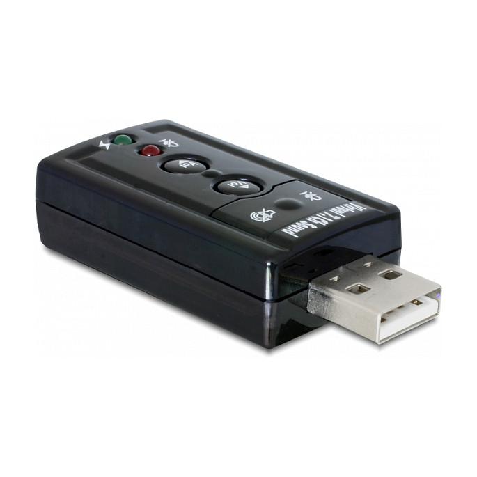 Delock - Lydkort - 24 bit - 96 kHz - 7.1 - USB 2.0 - CM6533