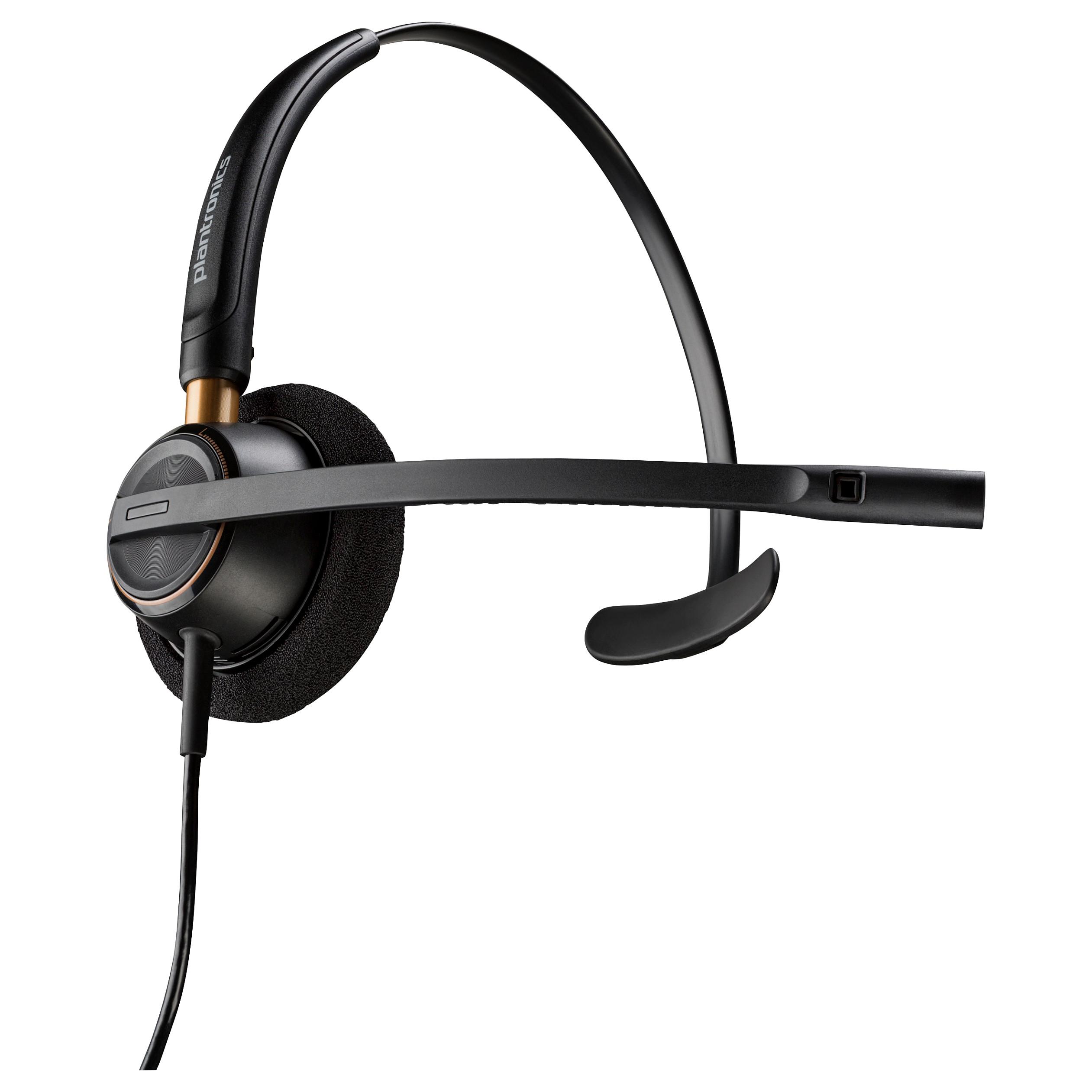 Headset HP Poly EncorePro 510D Monaural QD TAA - sort