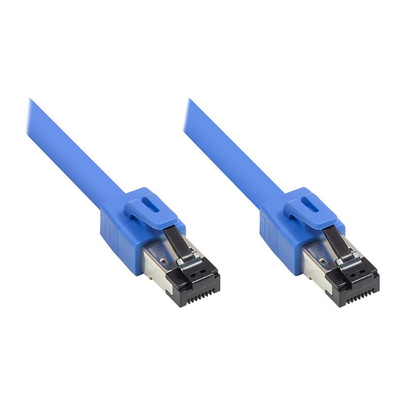 Patchkabel econ connect 8080-005B Cat 8.1 - blå, 0,5 m