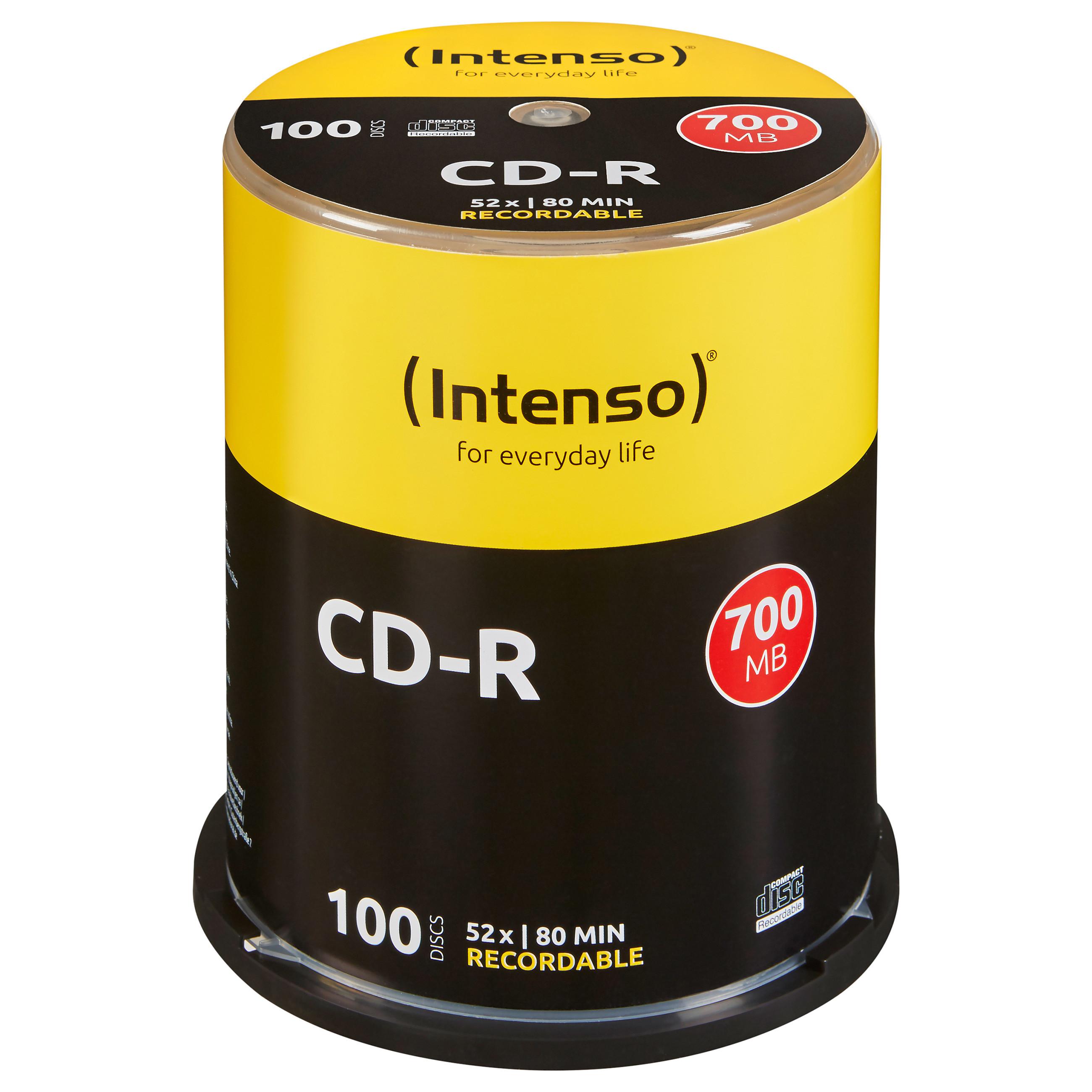 Intenso - 100 x CD-R - 700 MB (80 min) 52x - spindle
