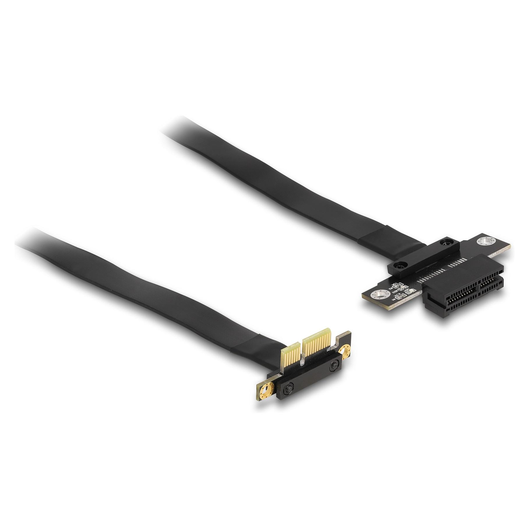 PCI Express-riserkort DeLOCK x1 90° med 60 cm kabel