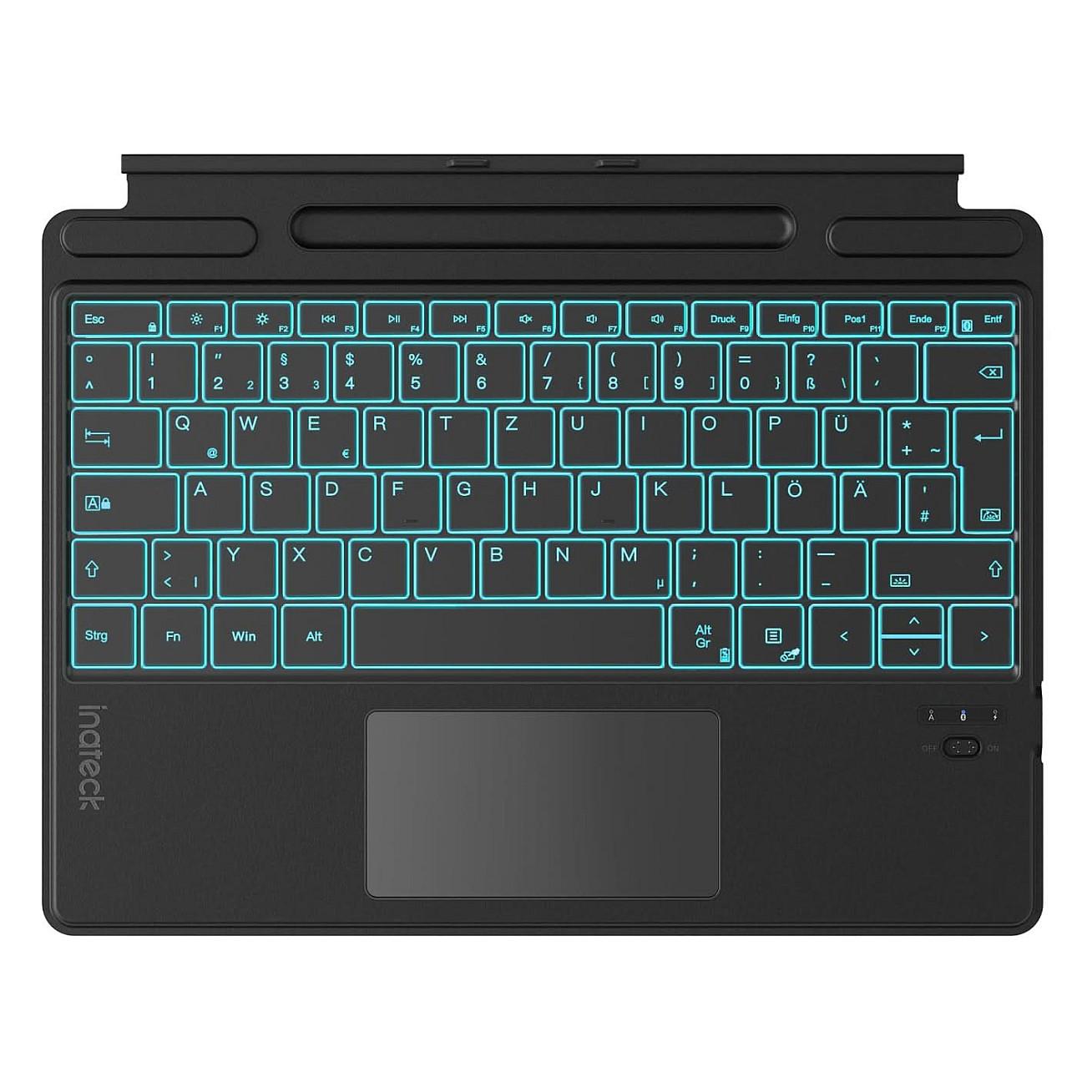 Tastatur Inateck til Surface Pro 8-11 - sort QWERTZ