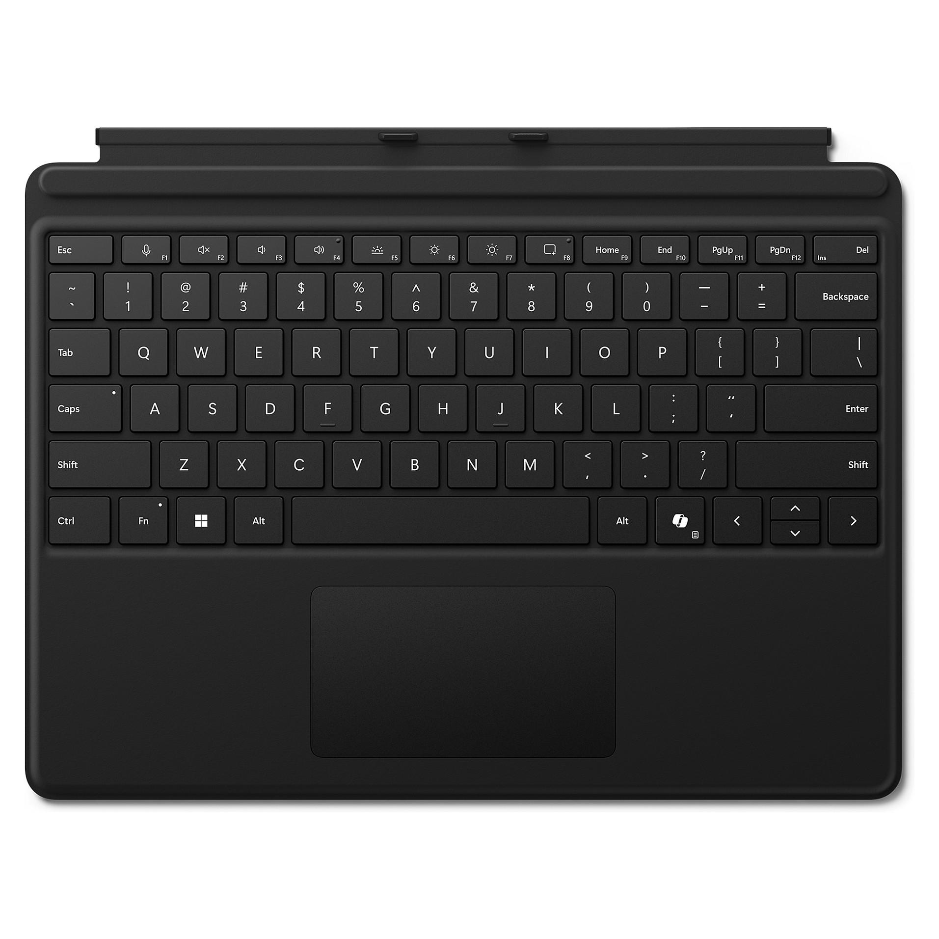 Microsoft - keyboard - with accelerometer touchpad - QWERTZ - German - black Input Device - Tastatur - Tysk - Sort