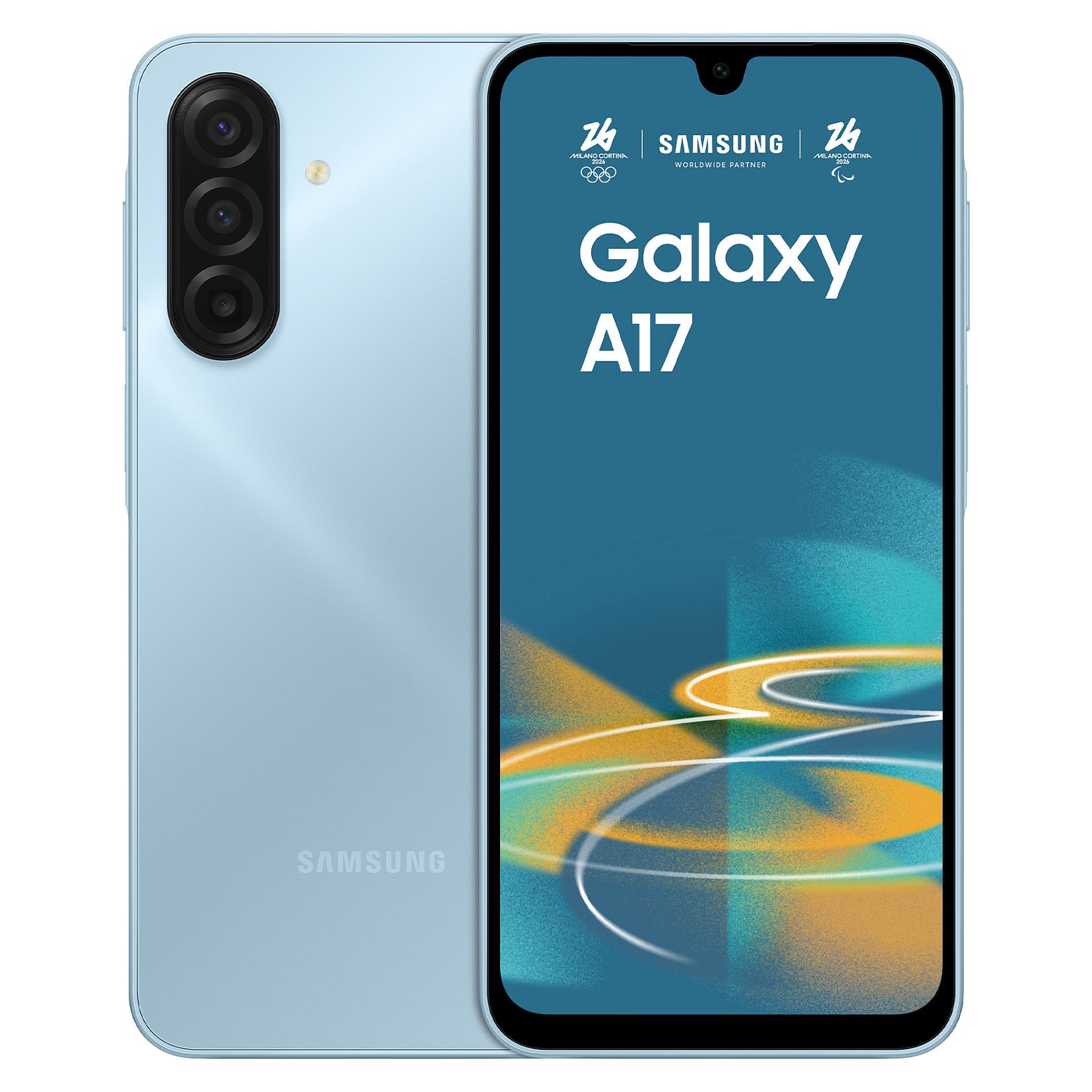 Samsung Galaxy A17 6,7" 4/128 GB 4G Hybrid Dual SIM - Lyseblå smartphone