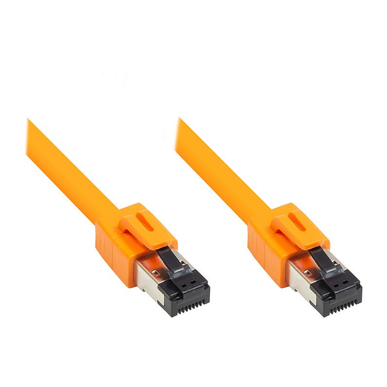 Patchkabel econ connect 8080-010O Cat 8.1 S/FTP LSZH 1 m - orange