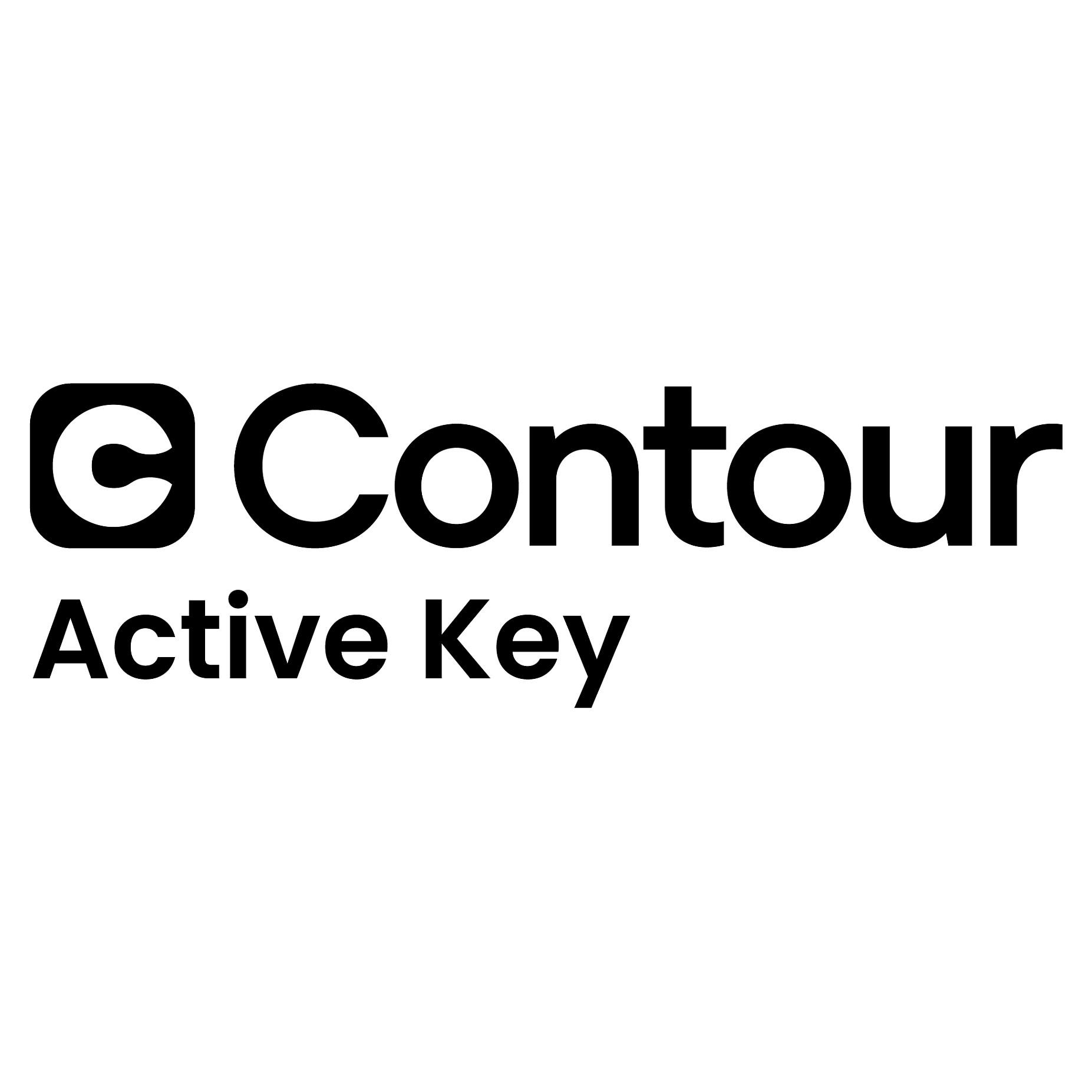 Contour Active Key Medical Small Optisk Kablet Hvid