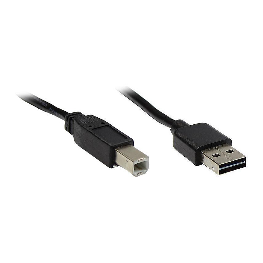 USB 2.0-kabel Good Connections EASY A-B - sort, 2 m