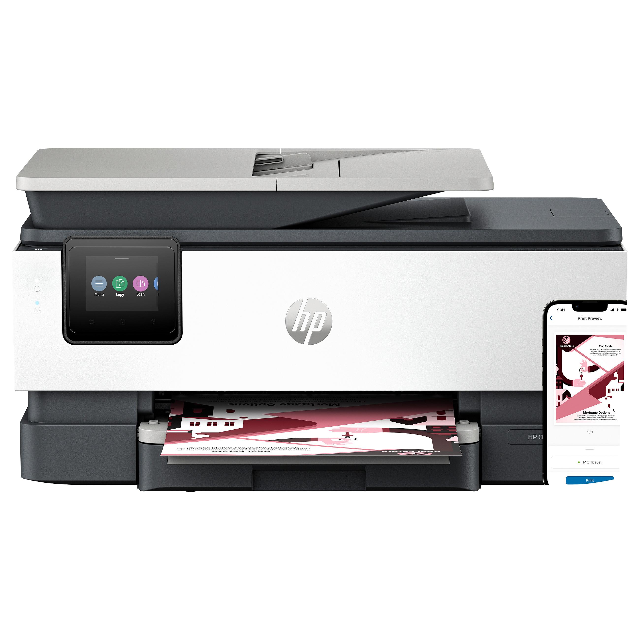 HP Officejet Pro 8122e - Color Inkjet - 4800 x 1200 dpi - 20 ppm Multifunktion - Farve - Blæk