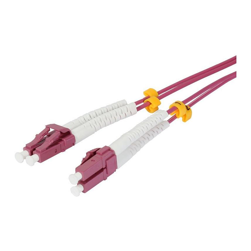 LWL2FaserPatchk 025mtrLCLC 50125umOM4 AD2mm flexible Knickschutztülle Synergy 21