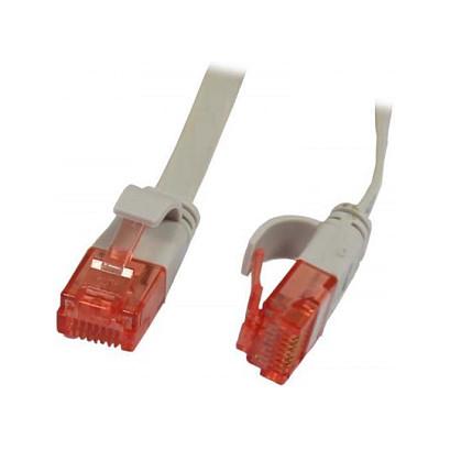 Patchkabel RJ45 CAT6 250Mhz 2m grau UTPUUTP PVC Flach Synergy 21