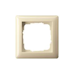 1-fags ramme GIRA Standard 55 021101 - cremehvid