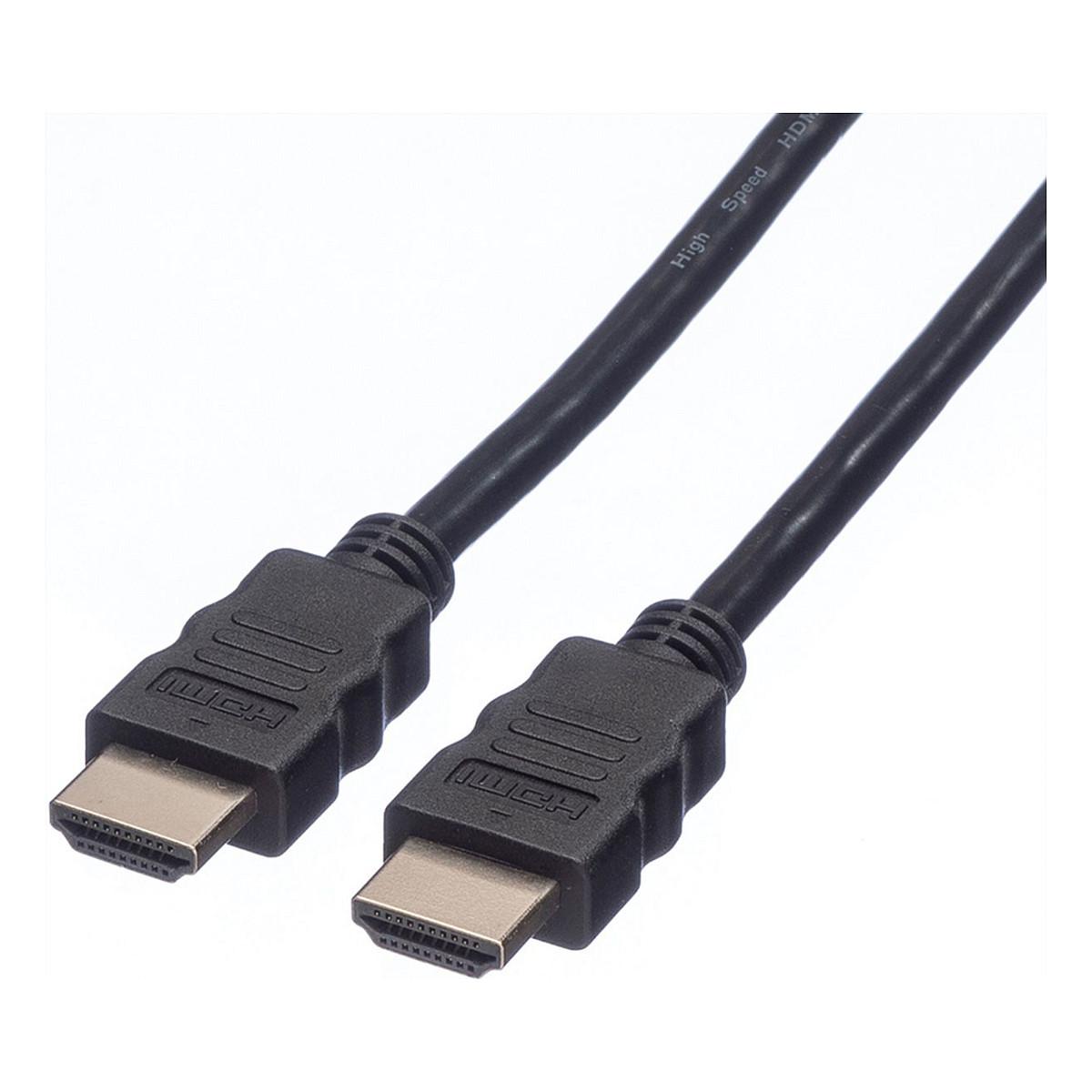 HDMI-kabel ROLINE 11.04.5933 med Ethernet - sort, 3 m