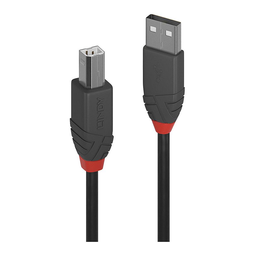 Lindy Anthra Line - USB cable - USB to USB Type B - 10 m