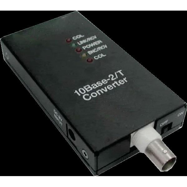 ALLNET - Medieomsætter - 10Mb LAN - 10Base-T, 10Base-2 (coax) - RJ-45 / BNC - op til 185 m