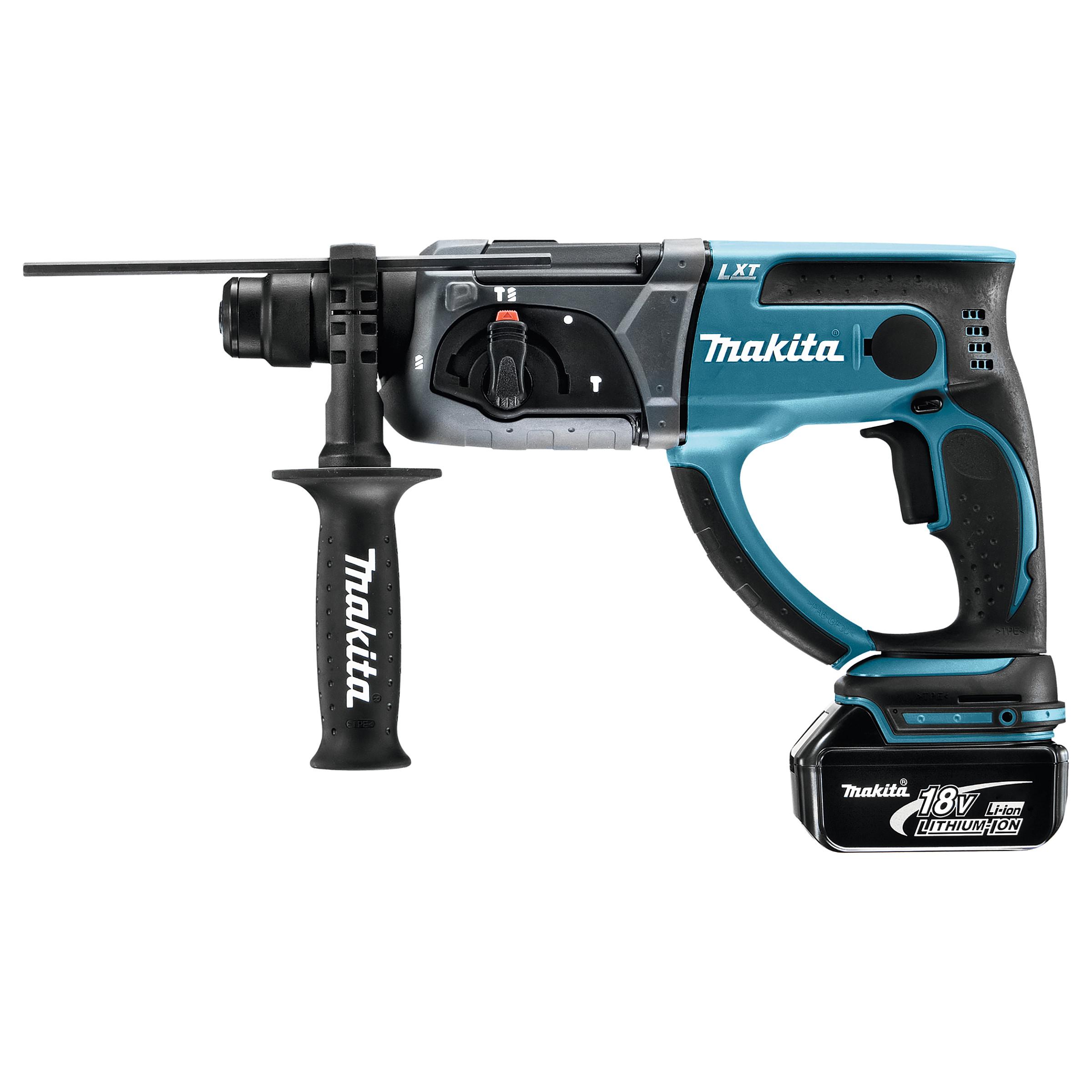 Makita LXT DHR202RTJ - Kombinationshammer - ledningfri - SDS-plus - 1.9 Joule - 2 batterier, inkluderet oplader - 18 V