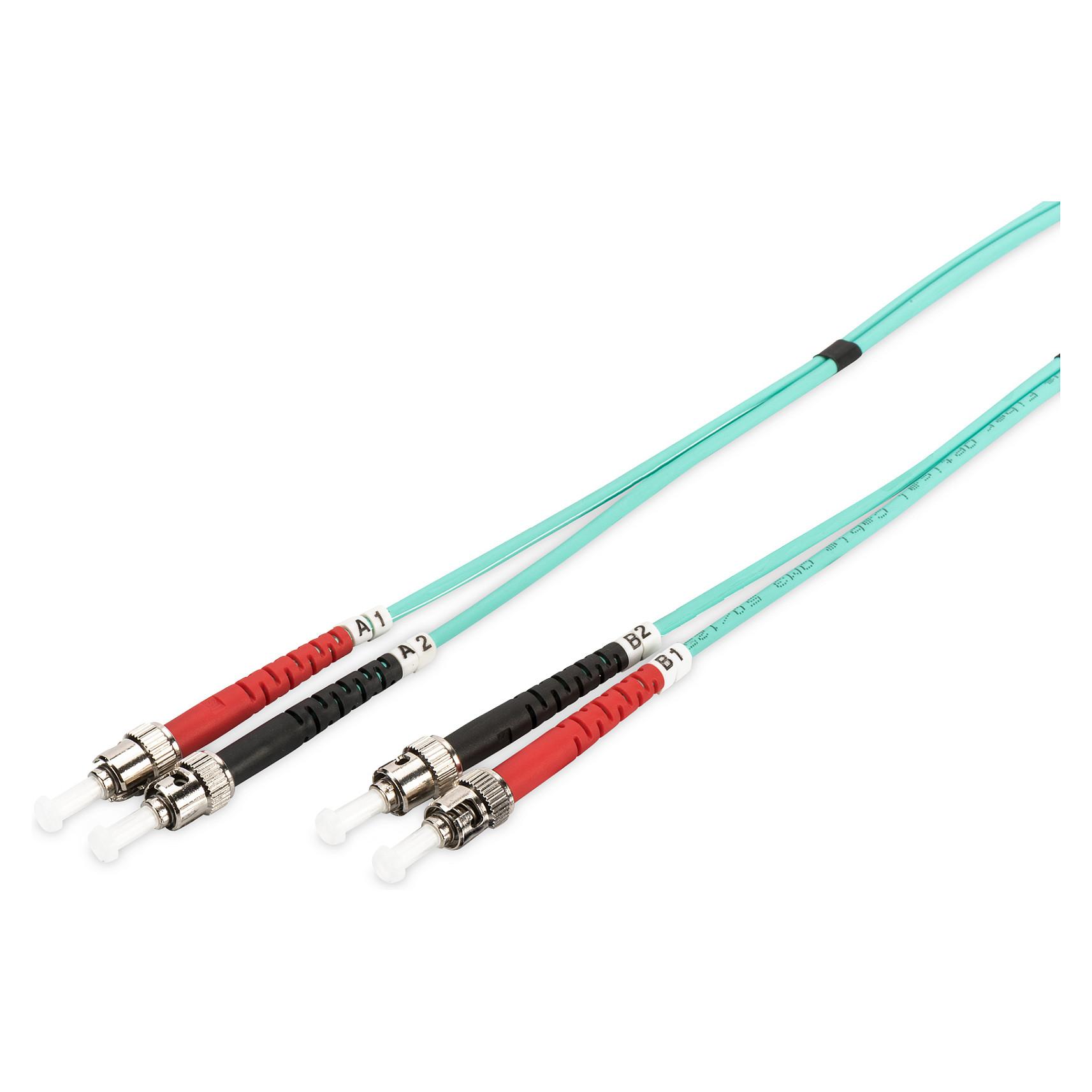 Fiberoptisk patchkabel Digitus DK-2511-03/3 ST til ST OM3 3 m