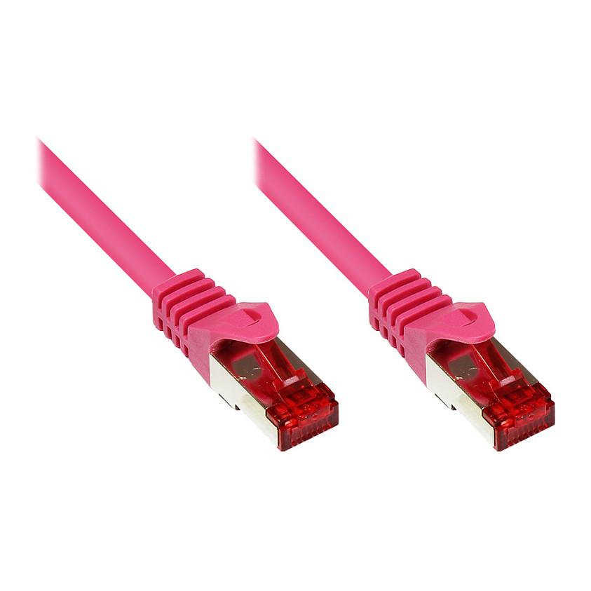 Netværkskabel GoodConnections Cat. 6 S/FTP PiMF - magenta, 20 m