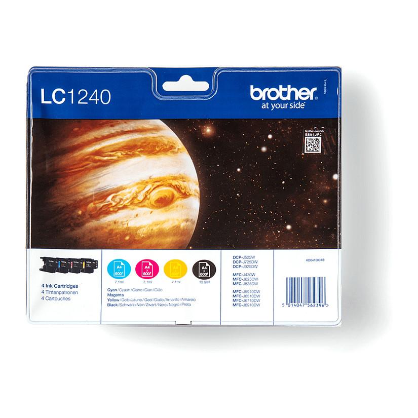 Brother LC1240 / LC 1240 Value Pack - Blækpatron Cyan