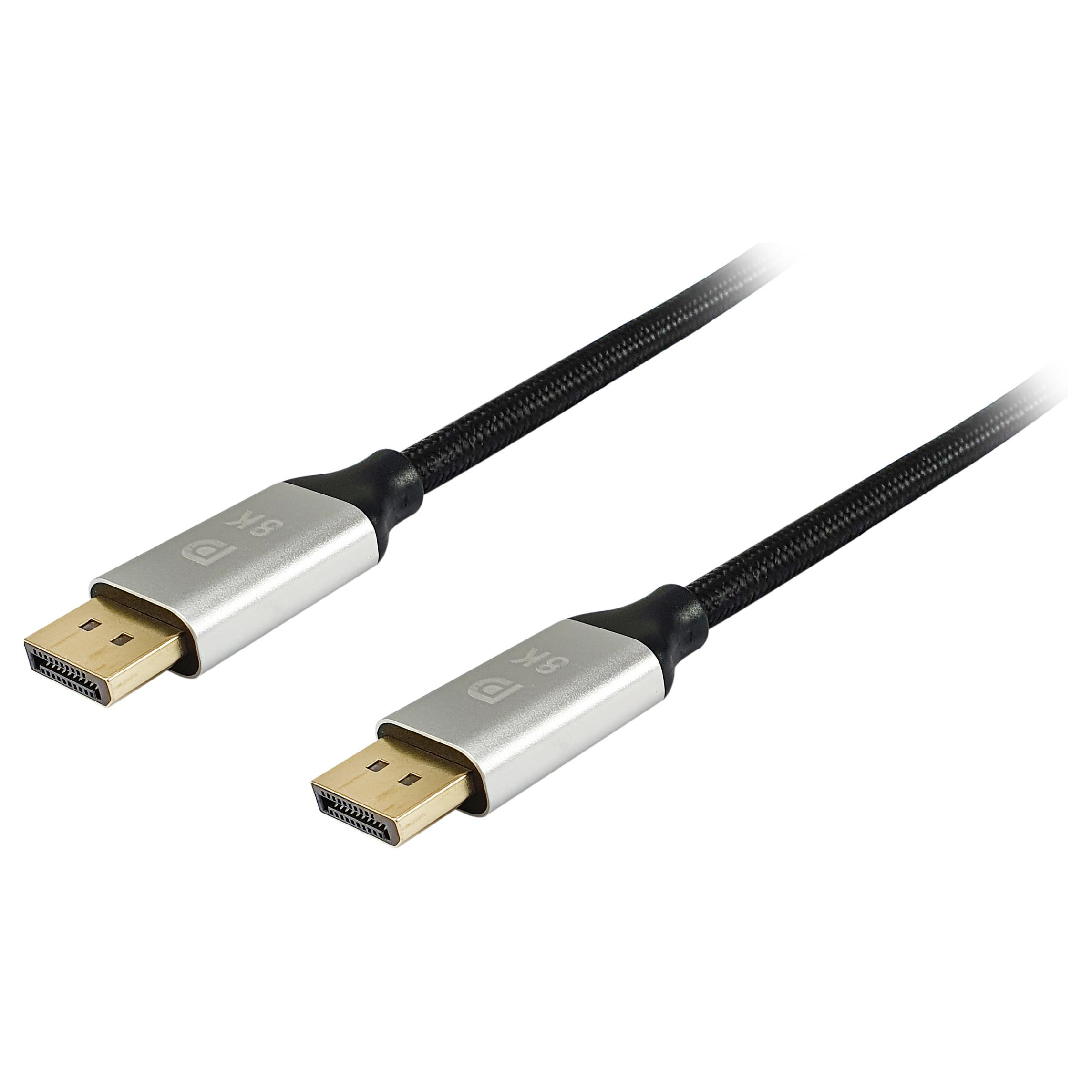 Equip 119266, 10 m, DisplayPort, DisplayPort, Hanstik, Hanstik, 7680 x 4320 pixel