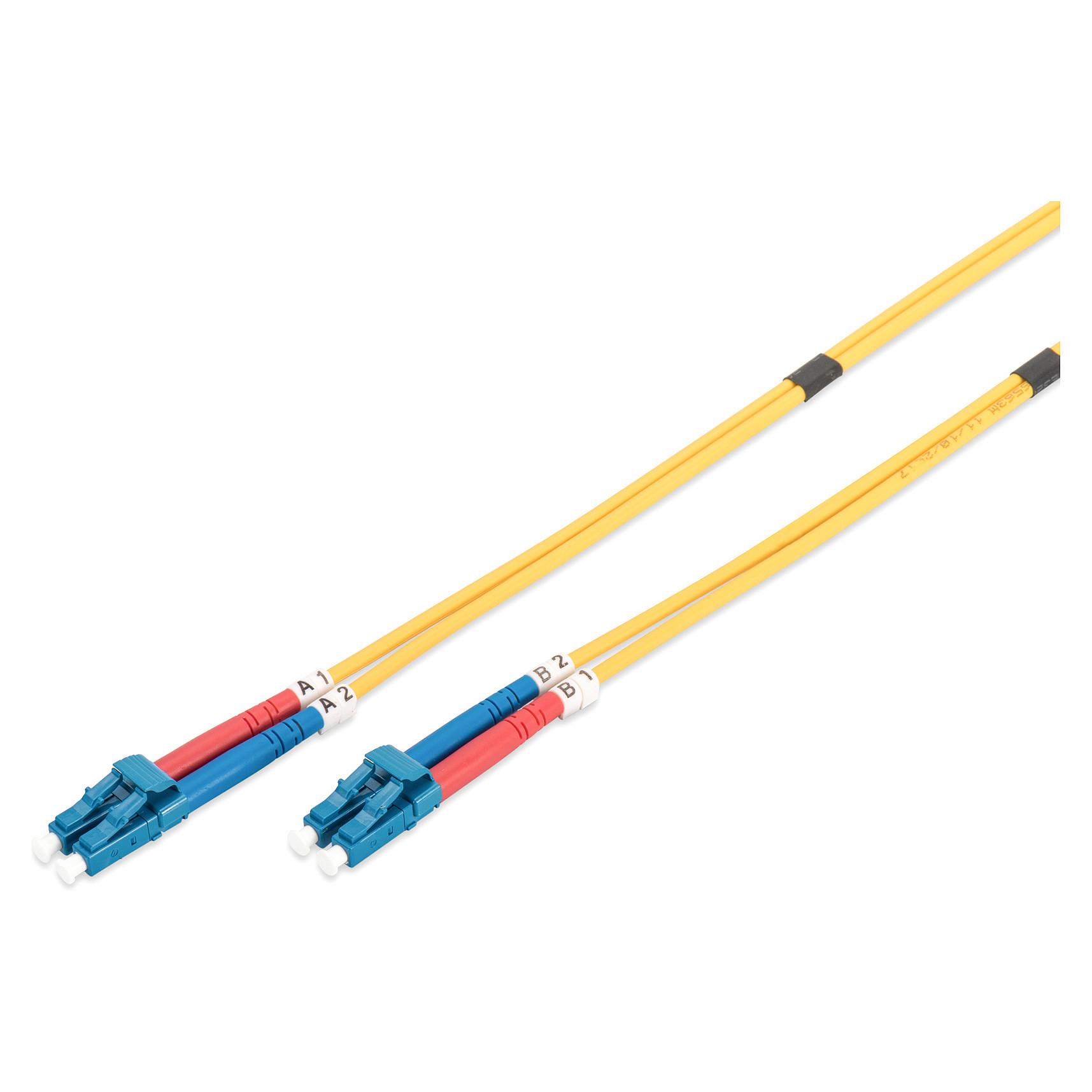 Fiberoptisk patchkabel Digitus DK-2933-01 LC-LC OS2 1 m