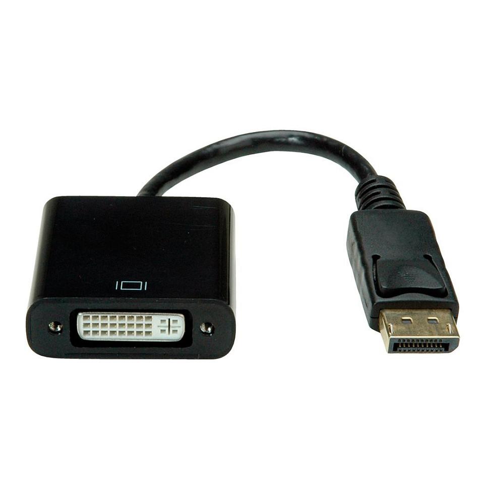 DisplayPort til DVI-adapterkabel VALUE 12.99.3137 - 0,15 m