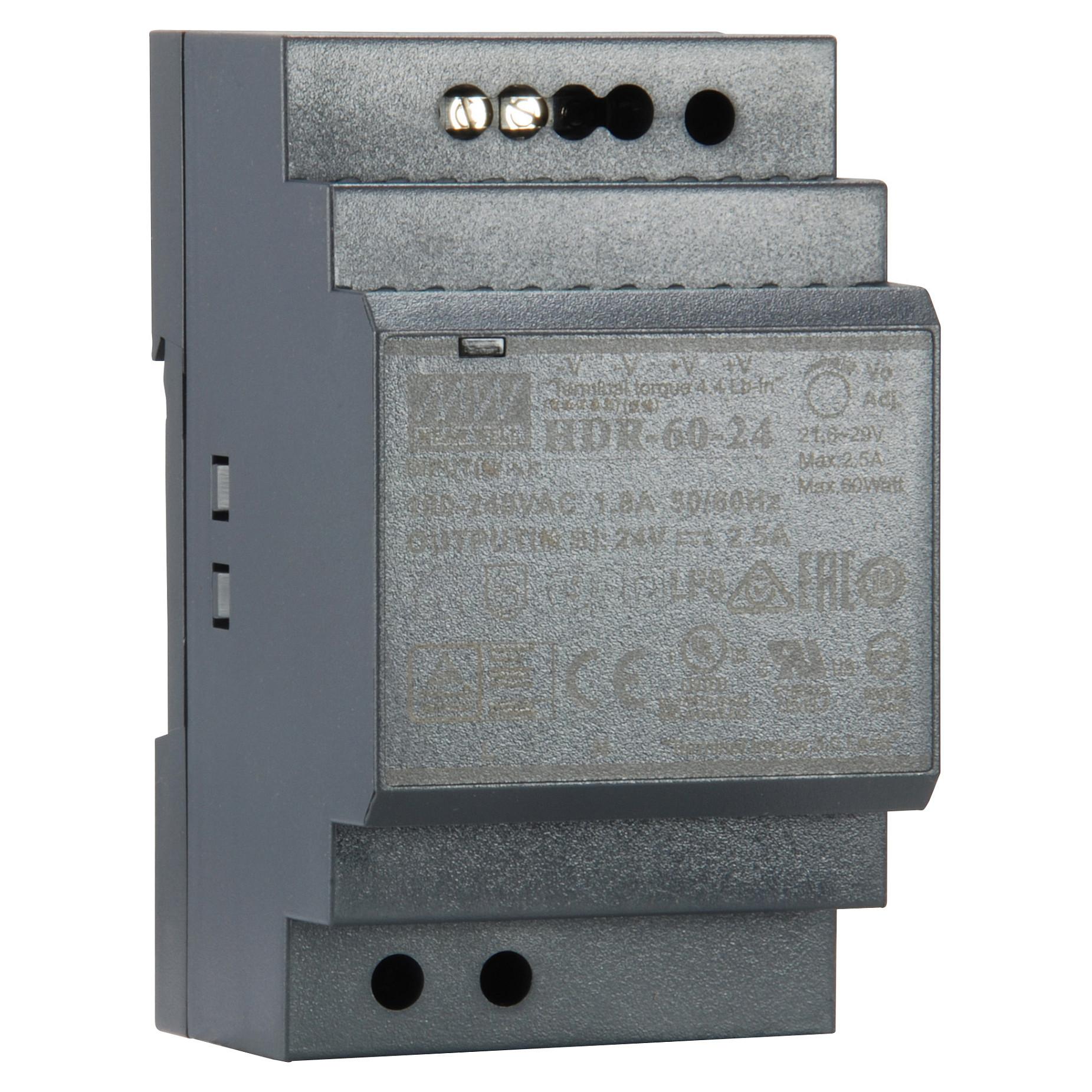 LevelOne POW-2421, 60 W, 85 - 264 V, 60 W, Højspænding, Overbelastning, Kortslutning, 927600 t, Sort