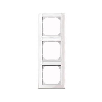 3-fags ramme Merten 470319 pws med skiltbærer - blank