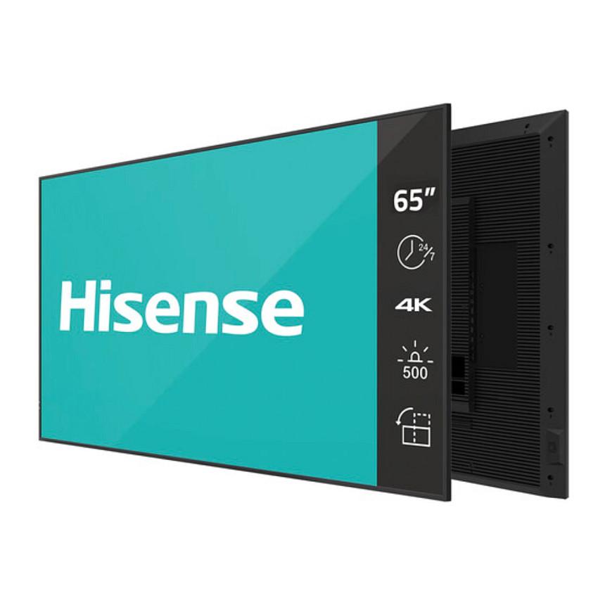 Hisense 65DM66D - 65 Diagonal klasse DM Series LED-bagbelyst LCD paneldisplay - digital skiltning - Android - 4K UHD (2160p) 3840 x 2160 - Direct LED - sort