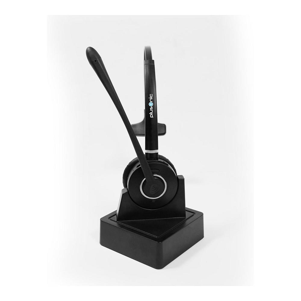 Bluetooth-headset PS7912BT med ladestander - sort