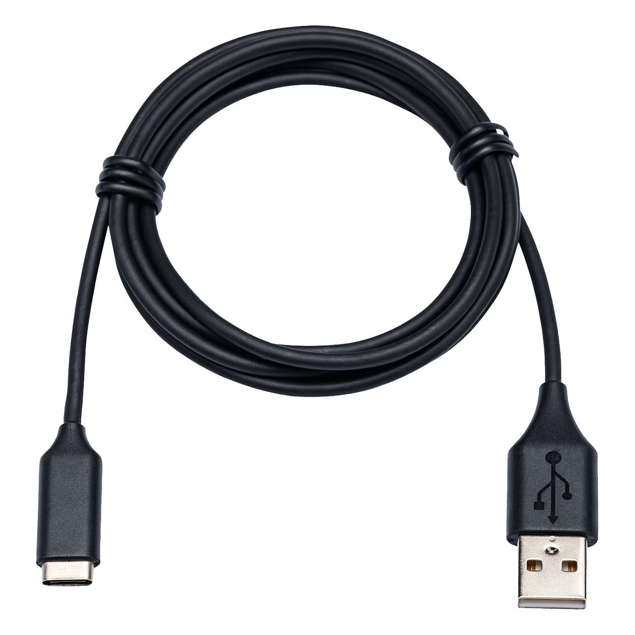 Jabra Link forlængerkabel USB-C til USB-A 1,2 m - sort kabel til USB-forbindelse